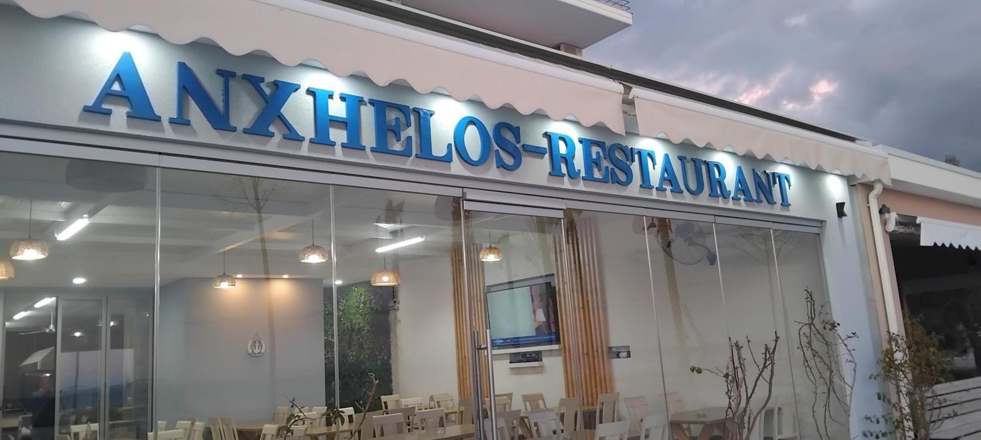 Anxhelos Hotel Himare Esterno foto